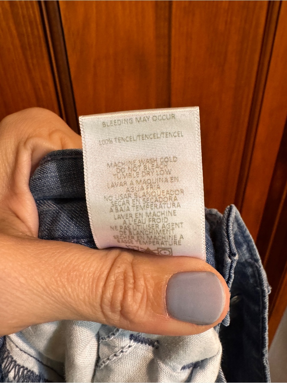 Hidden Jean Light Wash Wide Leg Pants - Picture 11 of 11